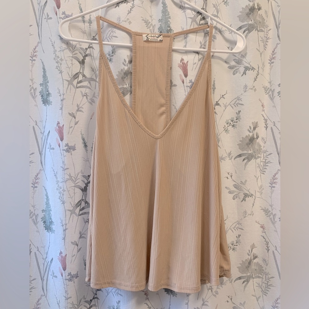 Free People XS Tan Tank Top